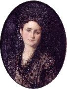 Ignacio Pinazo Camarlench Portrait of Teresa Martinez Sweden oil painting artist